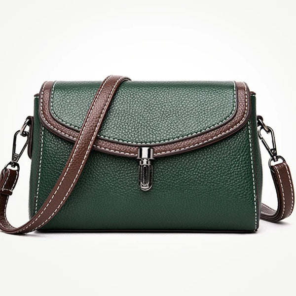 Women’s Small Crossbody Flap Bag Vintage Shoulder Handbag & Messenger Purse