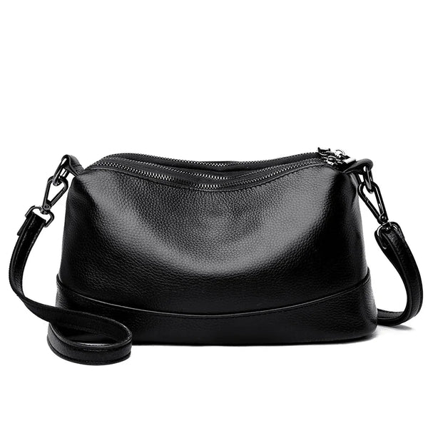 Women’s Genuine Leather Shoulder Bag – Luxury Designer Messenger Bag
