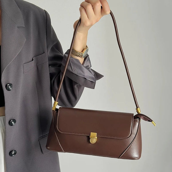 Women’s Designer Baguette Tote – French Style Shoulder Bag