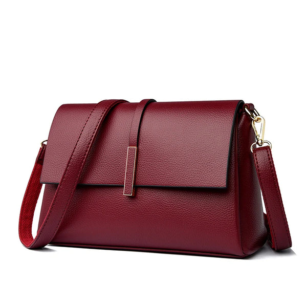 Women's Luxury Soft Leather Shoulder & Crossbody Bag – Designer Fashion Handbag
