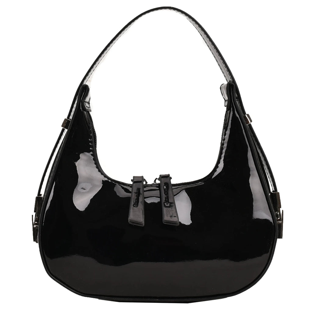 Women’s Vintage Half Moon Hobo Shoulder Bag Small Elegant Tote