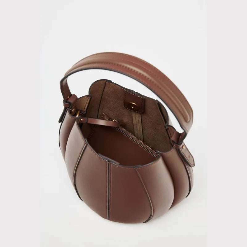 Women’s Designer Bucket Bag – Luxury Shoulder & Crossbody Bag with Removable Wallet