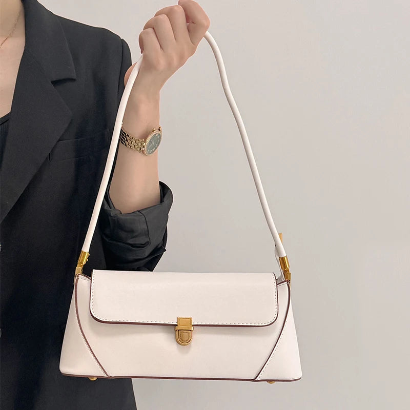 Women’s Designer Baguette Tote – French Style Shoulder Bag