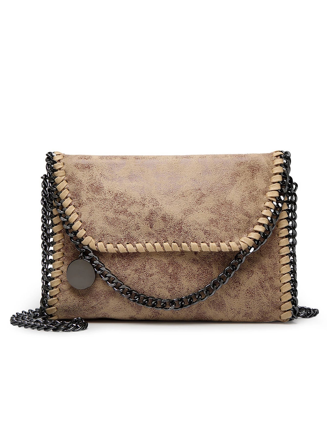 Women’s Trendy Chain Baguette Bag – Casual & Versatile Shoulder Purse