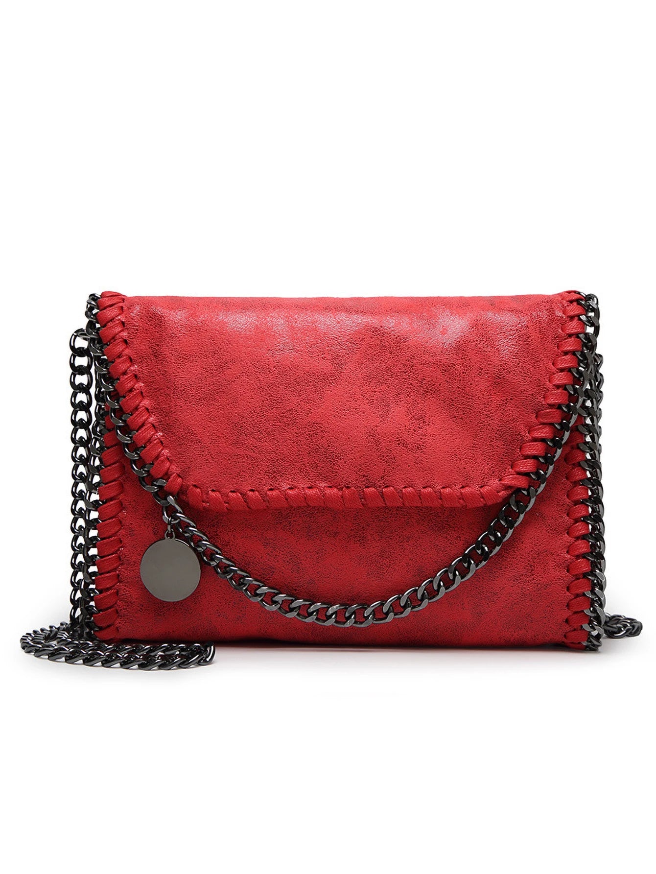 Women’s Trendy Chain Baguette Bag – Casual & Versatile Shoulder Purse