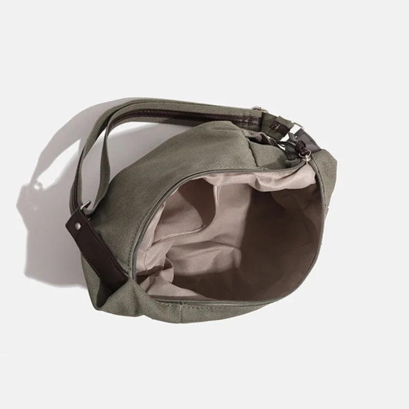 Women’s Streetwear Denim Drawstring Bag – Shoulder & Crossbody Bag