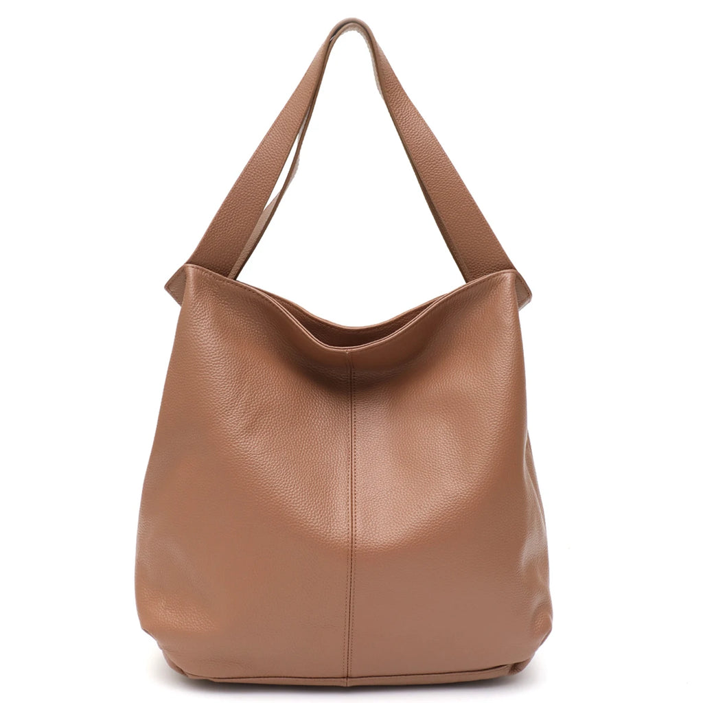 Women’s Classic Leather Hobo – Everyday Shoulder & Crossbody Bag