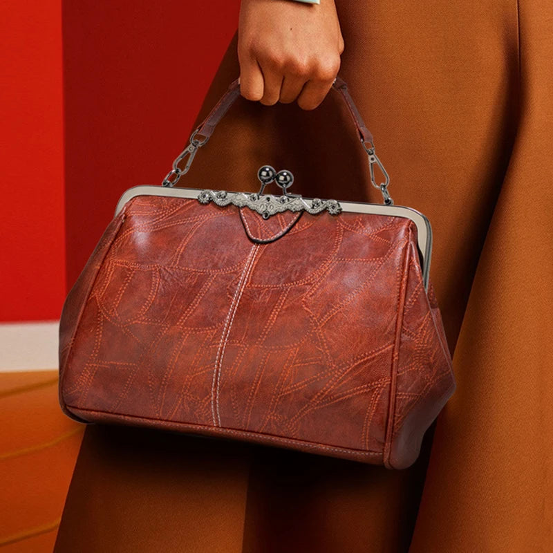 Women's High-Quality Leather Crossbody & Shoulder Bag – Luxury Fashion Designer Tote