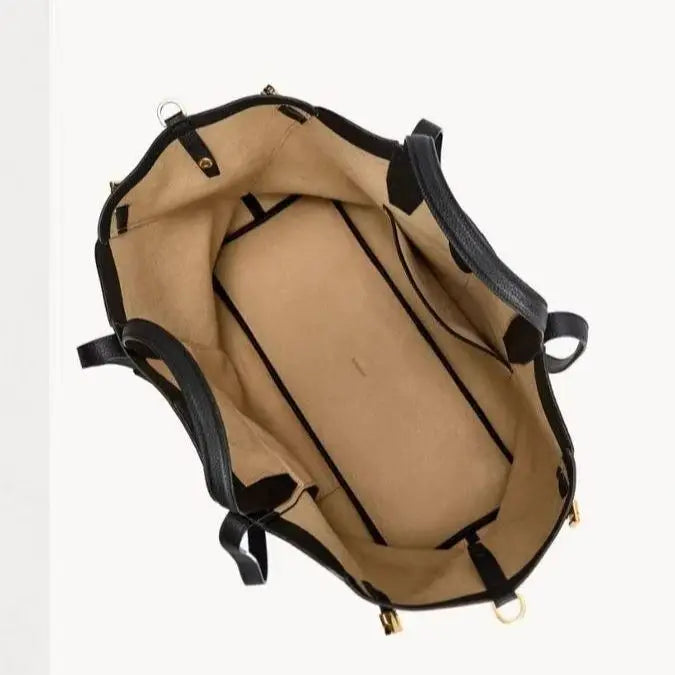 Women's Large Capacity Tote Bag – Soft Commuter Shoulder & Crossbody Bag, Vintage Style