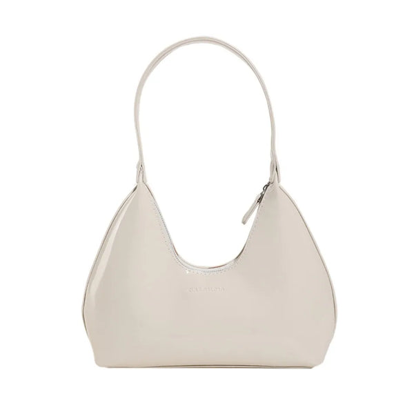 Women’s Trendy Crescent Handbag Solid Color Shoulder Tote