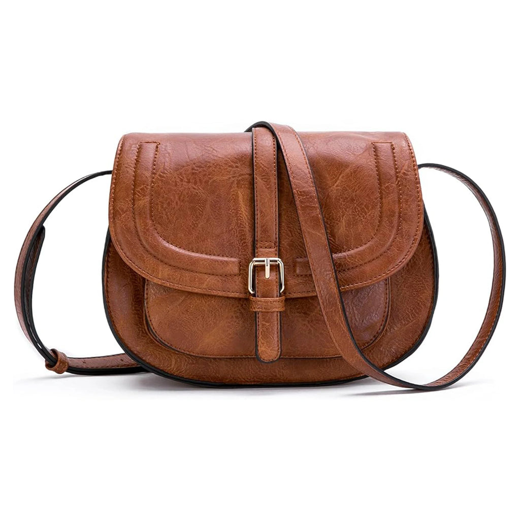 Women’s Modern Saddle Handbag – Crossbody & Shoulder Bag