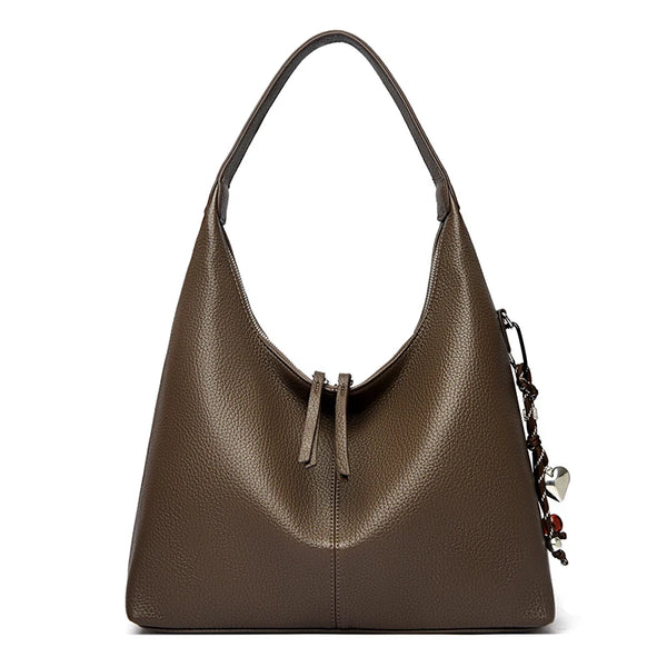 Women's Luxury Genuine Leather Shoulder & Crossbody Handbag – Designer High-Quality Bag