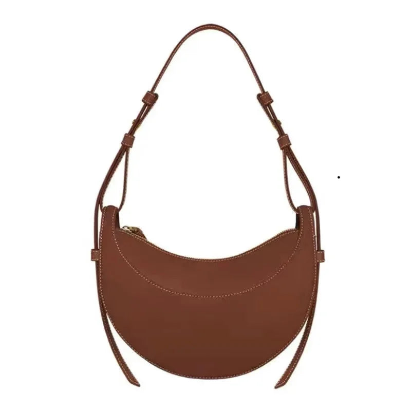 Women’s Modern Leather Crescent – Shoulder & Crossbody Bag