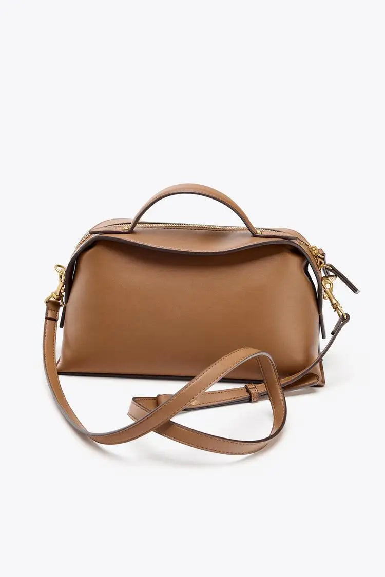 Women’s Canvas City Bag – Casual Oblong Tote & Crossbody Handbag