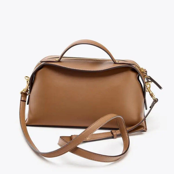 Women’s Canvas City Bag – Casual Oblong Tote & Crossbody Handbag