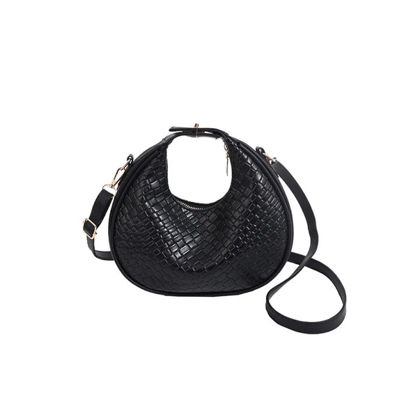 Women's Leather Shoulder & Crossbody Bag – Small Lattice Luxury Designer Handbag