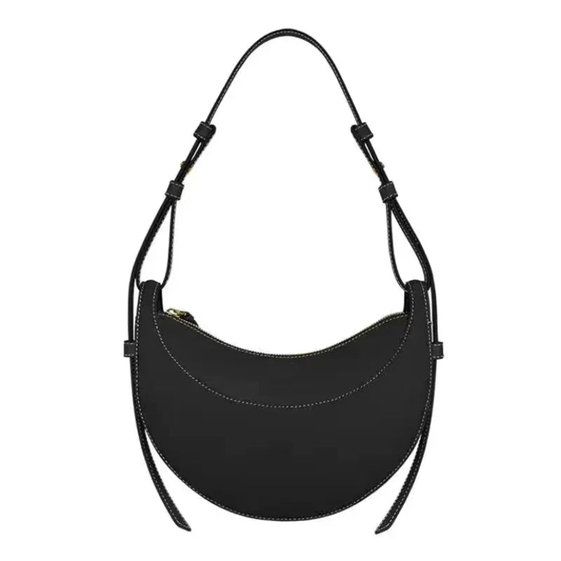 Women’s Modern Leather Crescent – Shoulder & Crossbody Bag