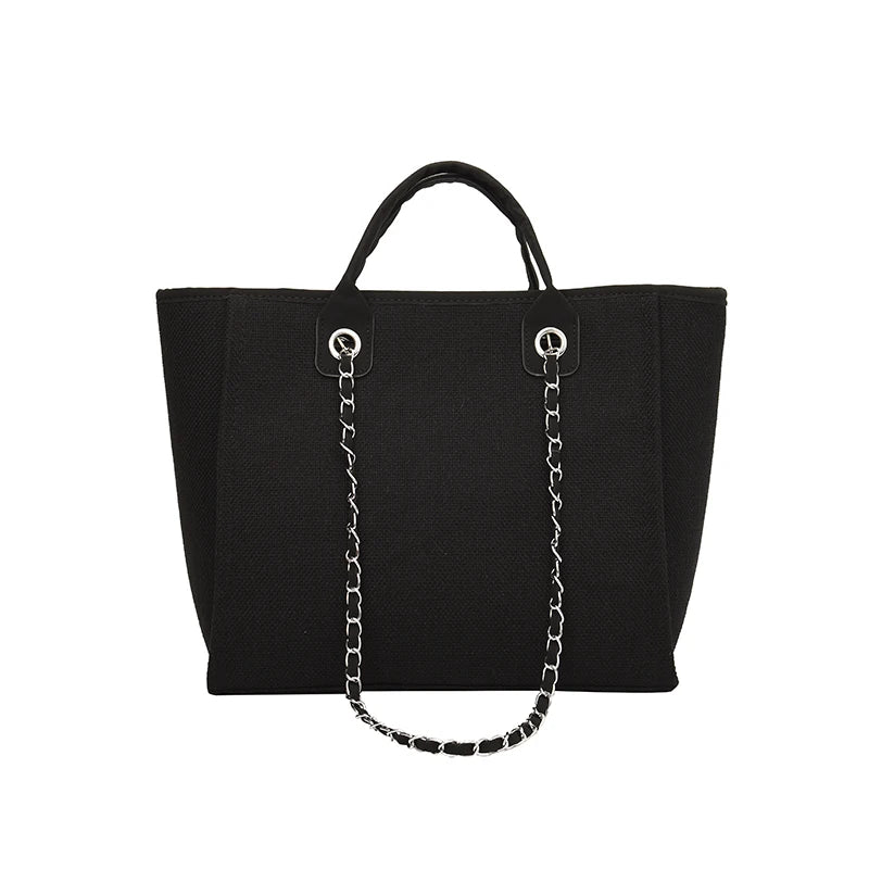 Women’s Canvas Handbag Simple Shoulder & Tote Bag