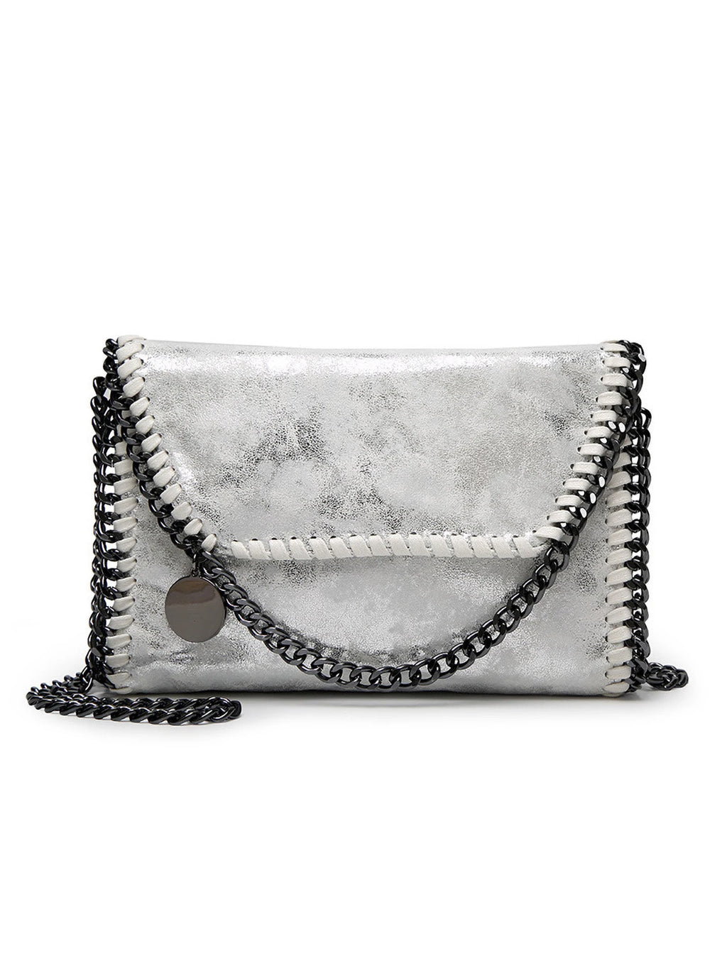 Women’s Trendy Chain Baguette Bag – Casual & Versatile Shoulder Purse