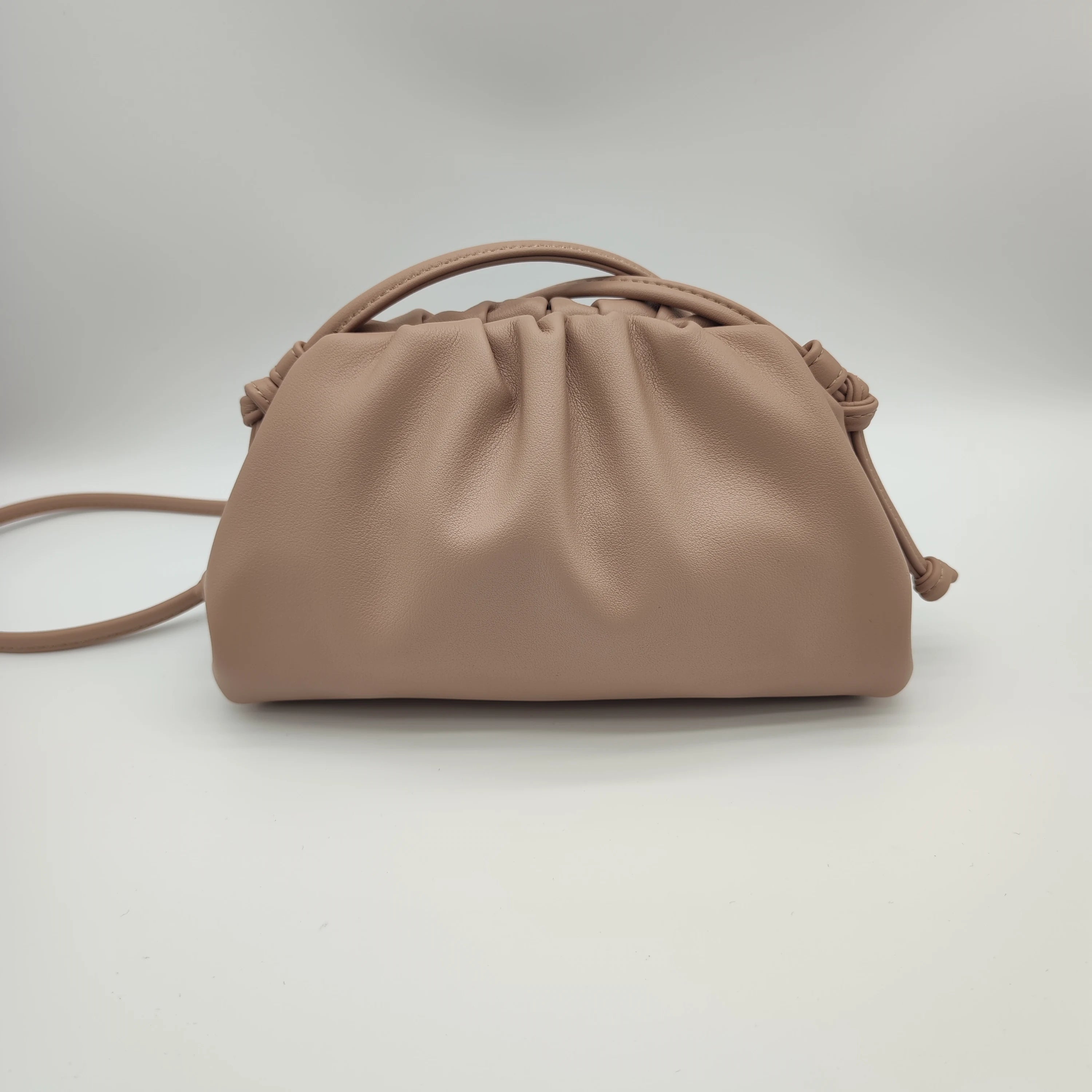 Women’s Elegant Cloud Dumpling Bag Small Fashionable Shoulder Handbag