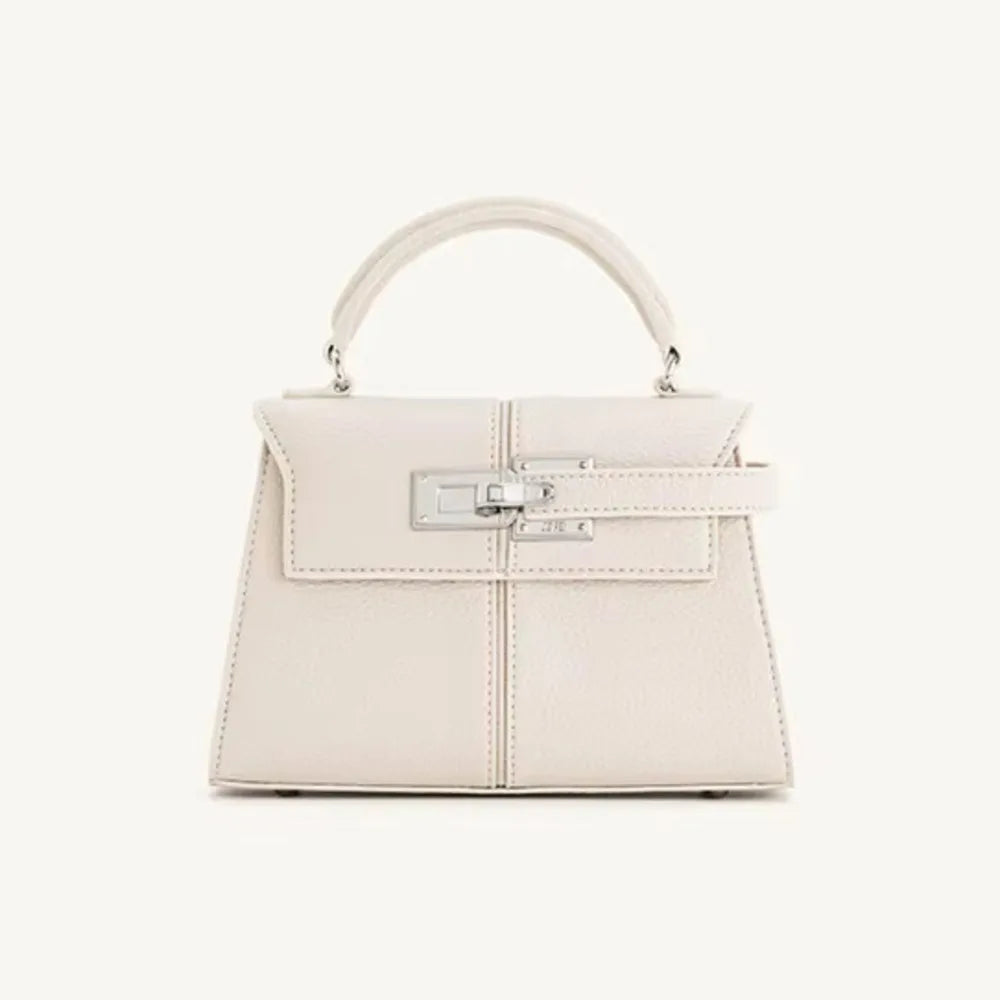 Women’s Trapezoidal Leather Tote – Versatile Luxury Handbag