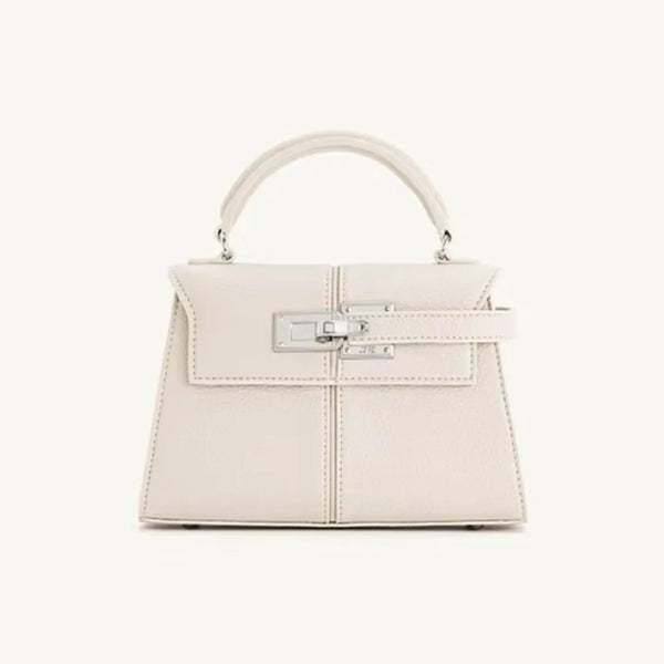 Women’s Trapezoidal Leather Tote – Versatile Luxury Handbag