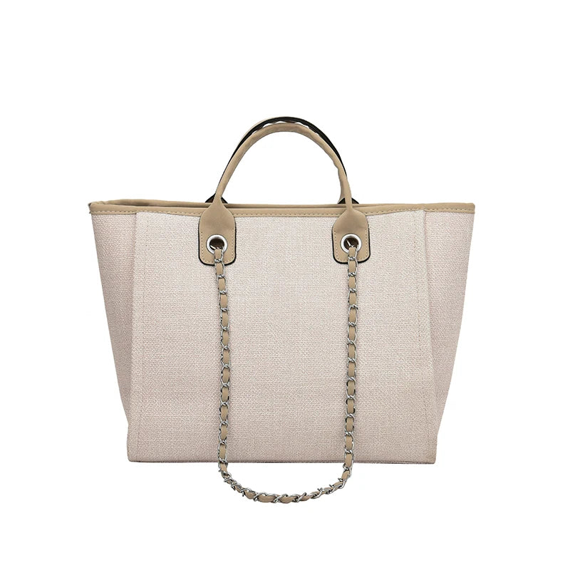 Women’s Canvas Handbag Simple Shoulder & Tote Bag