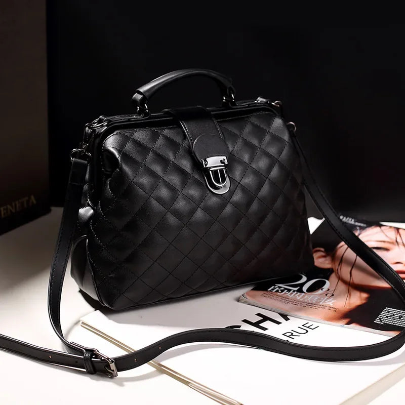 Women’s New Argyll Crossbody Bag – Multi-Functional High-End Vintage Doctor’s Shoulder Handbag