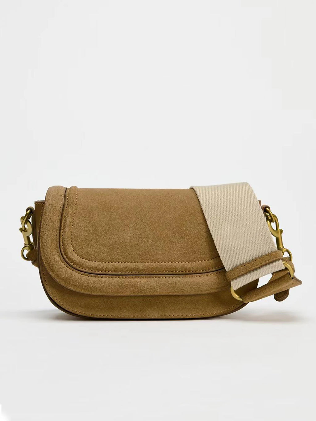 Women’s Retro Baguette Crossbody Bag – Large-Capacity Adjustable Multi-Functional Shoulder Bag