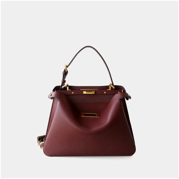 Women’s Soft Star Peekaboo Accordion Cat Bag – Versatile Vintage Genuine Leather Handbag & Crossbody Shoulder Bag