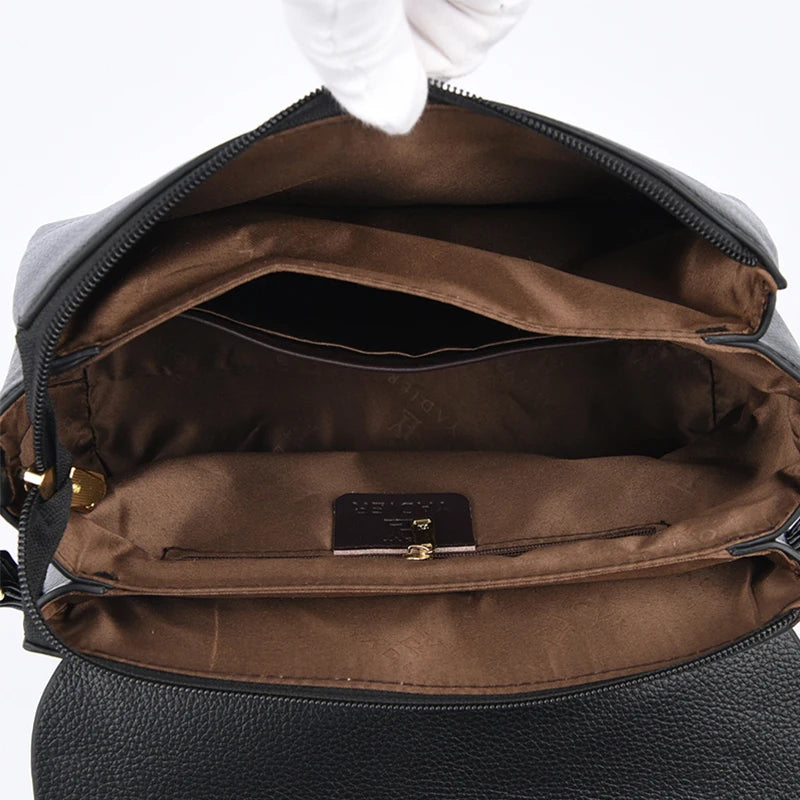 Women's Luxury Soft Leather Shoulder & Crossbody Bag – Designer Fashion Handbag