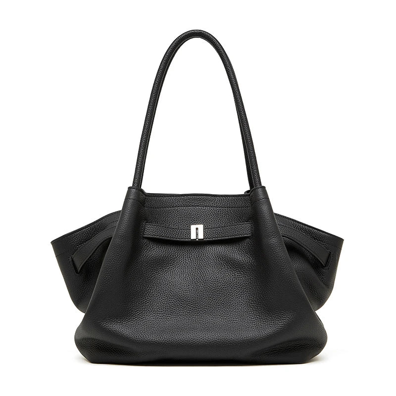 Women’s Genuine Leather Shoulder Tote – Designer Handbag