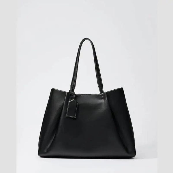 Women’s Clip Tote Bag Fashionable Top Handle Shoulder Handbag