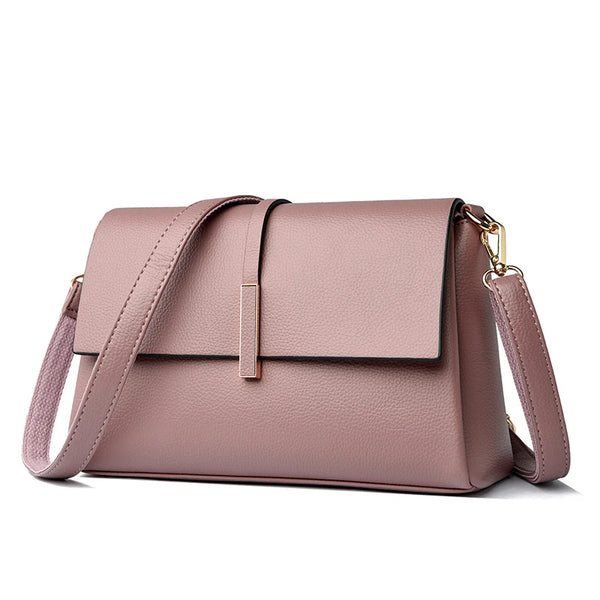 Women's Luxury Soft Leather Shoulder & Crossbody Bag – Designer Fashion Handbag