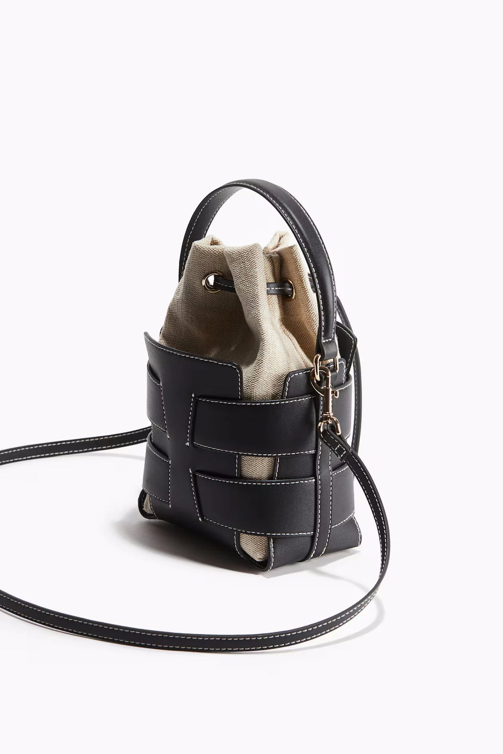Women’s Crossbody Bucket Bag – Luxury Hollow Out Design Small Shoulder Handbag for Leisure & Outdoor