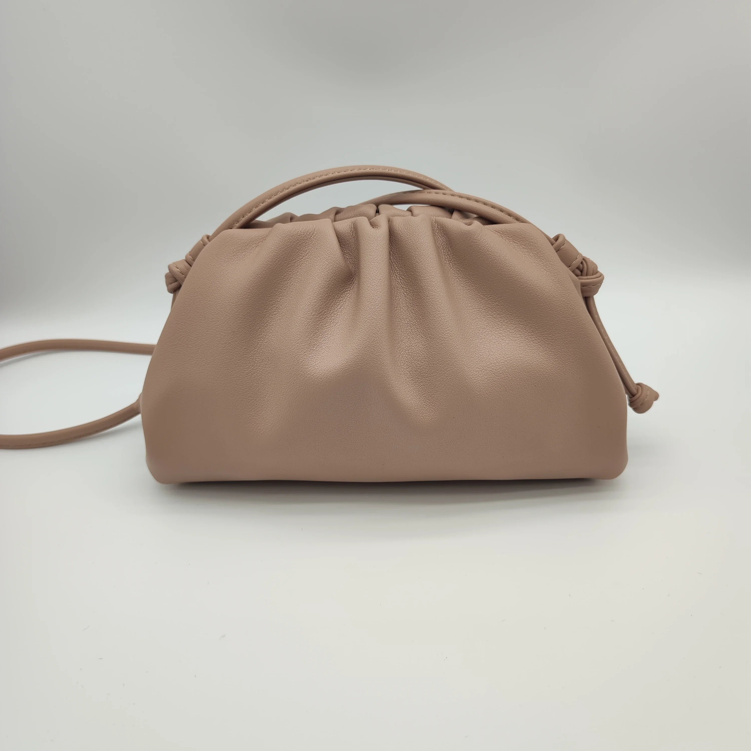 Women’s Elegant Cloud Dumpling Bag Small Fashionable Shoulder Handbag