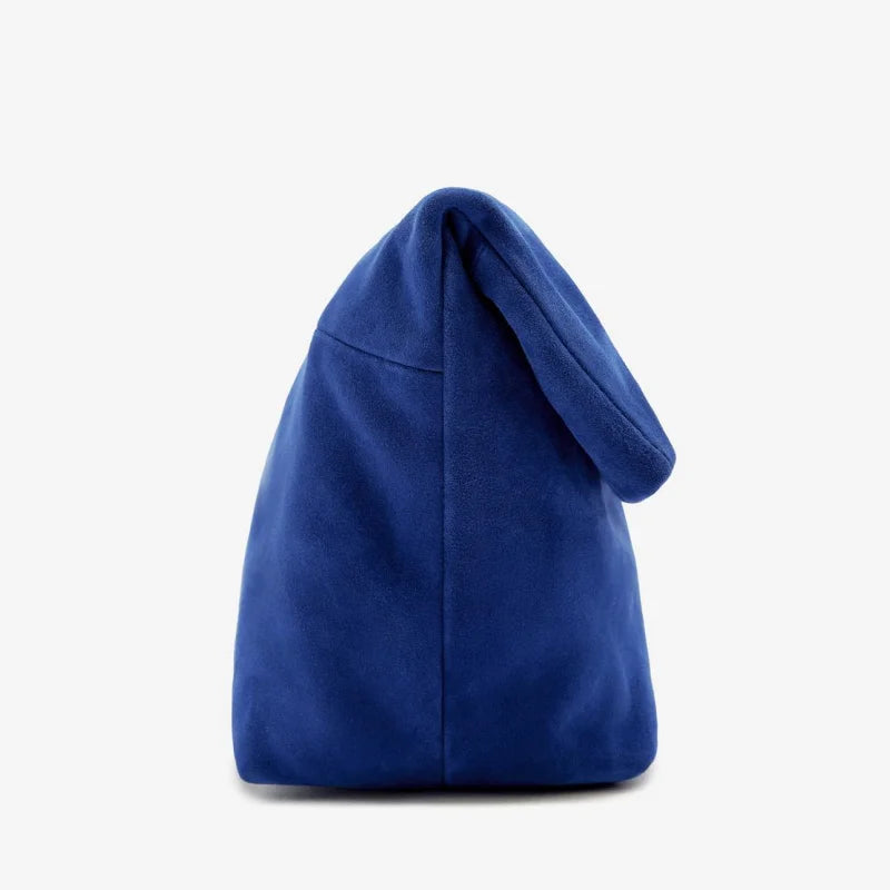 Women’s Maxi Suede Baguette Clutch – Luxury Designer Evening Bag