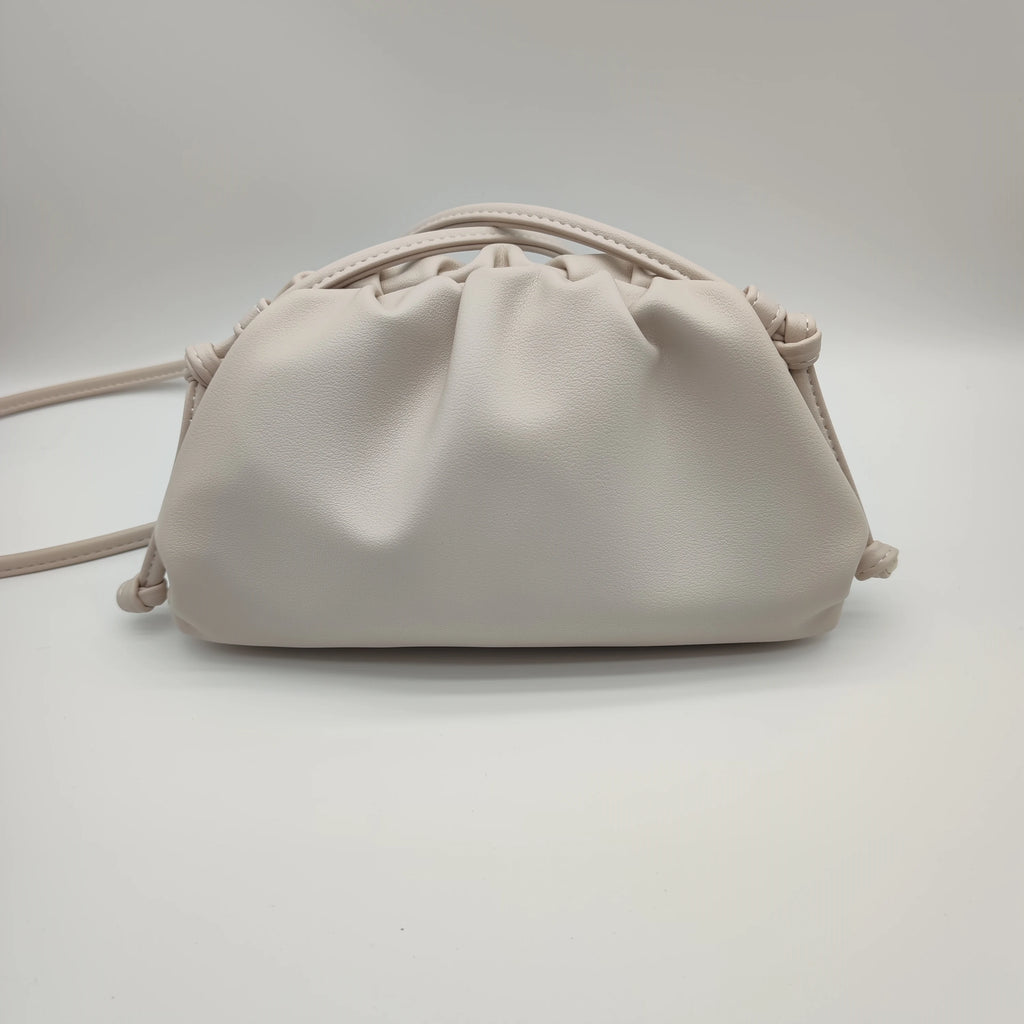 Women’s Elegant Cloud Dumpling Bag Small Fashionable Shoulder Handbag