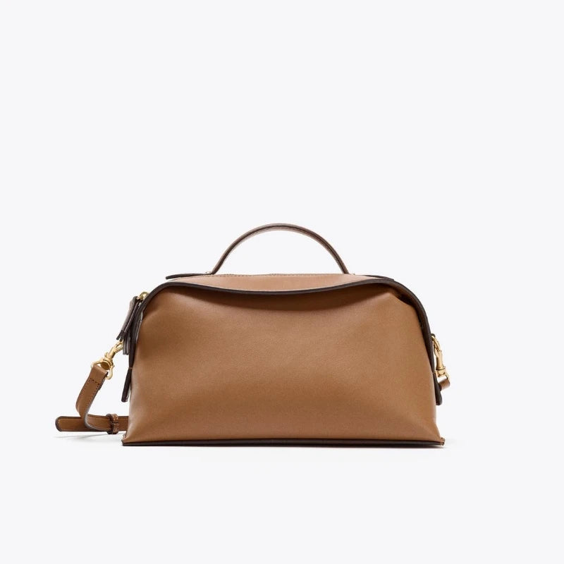 Women’s Canvas City Bag – Casual Oblong Tote & Crossbody Handbag