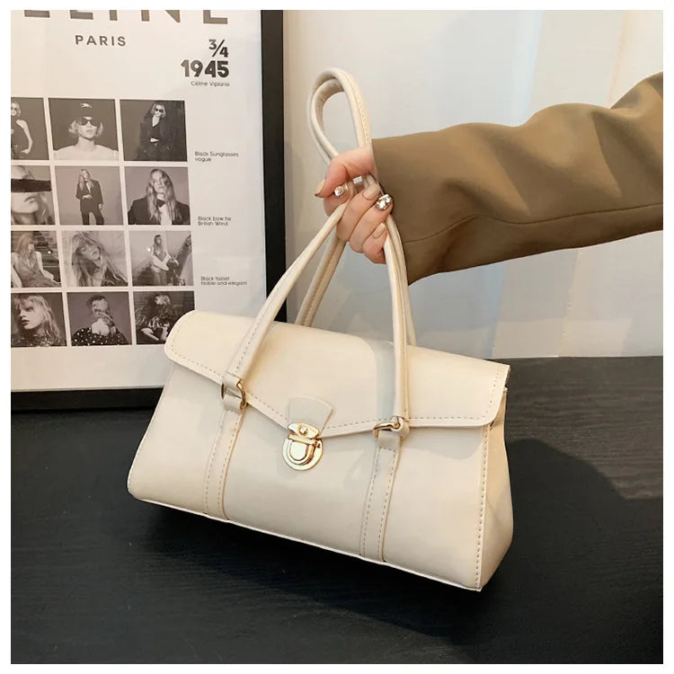 Women's England Style Retro Shoulder and Tote Bag – Leather Handbag