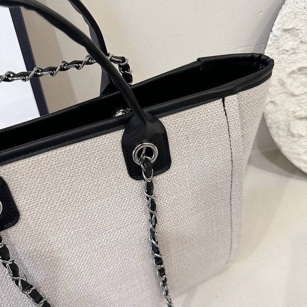 Women’s Canvas Handbag Simple Shoulder & Tote Bag