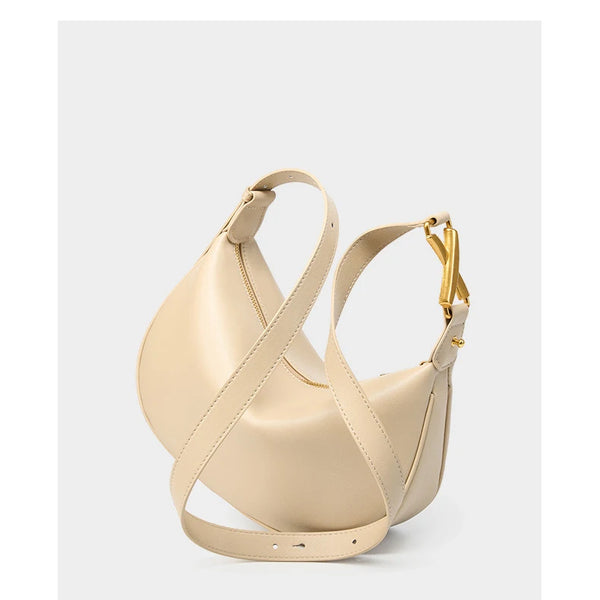 Women’s Genuine Leather Shoulder Bag – Luxury Designer Crossbody Handbag