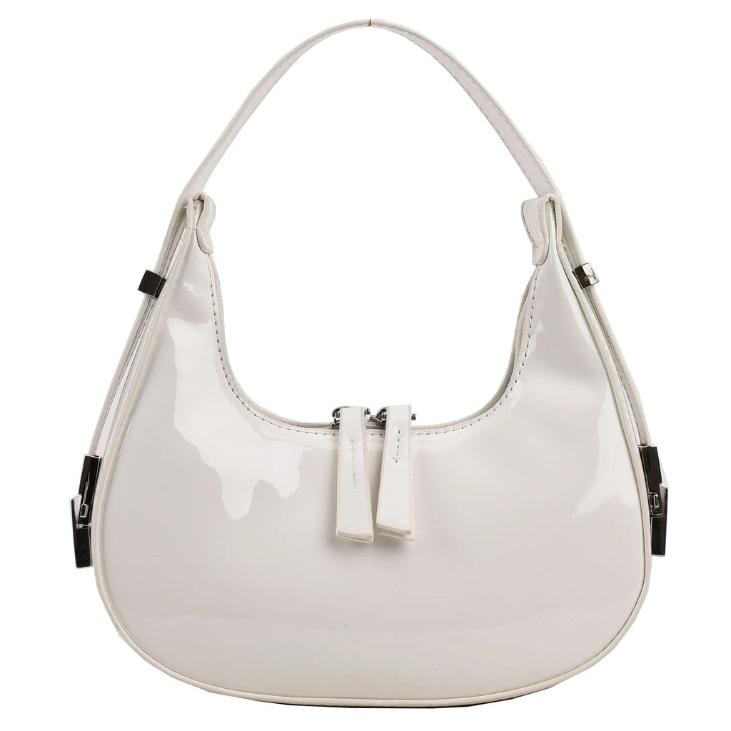 Women’s Vintage Half Moon Hobo Shoulder Bag Small Elegant Tote