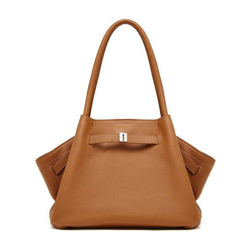 Women’s Genuine Leather Shoulder Tote – Designer Handbag