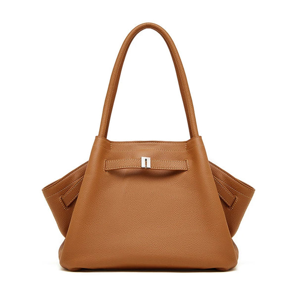 Women’s Genuine Leather Shoulder Tote – Designer Handbag