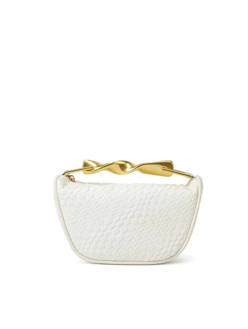 Women’s Straw Crossbody & Tote Bag – Summer Half-Moon Design