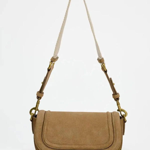 Women’s Retro Baguette Crossbody Bag – Large-Capacity Adjustable Multi-Functional Shoulder Bag