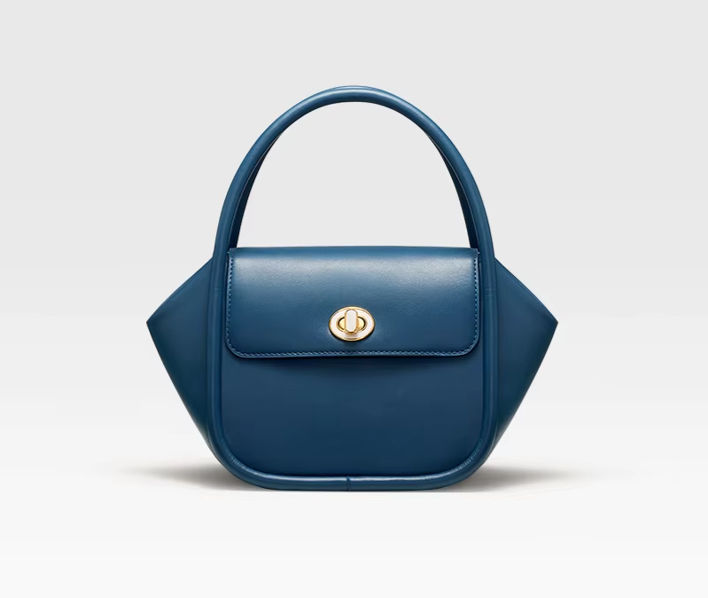 Women's Winter Wool & Leather Handbag – Fashion Bento Evening Shoulder Bag, Luxury Brand Purse