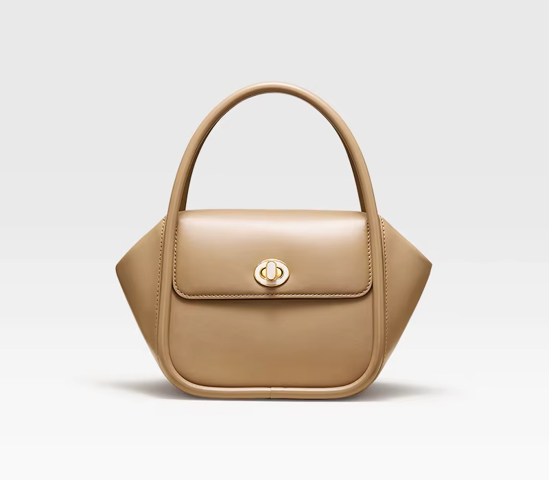 Women's Winter Wool & Leather Handbag – Fashion Bento Evening Shoulder Bag, Luxury Brand Purse