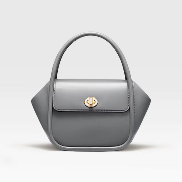 Women's Winter Wool & Leather Handbag – Fashion Bento Evening Shoulder Bag, Luxury Brand Purse